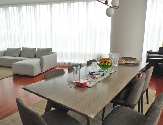 4 room apartment, Esentai residential complex